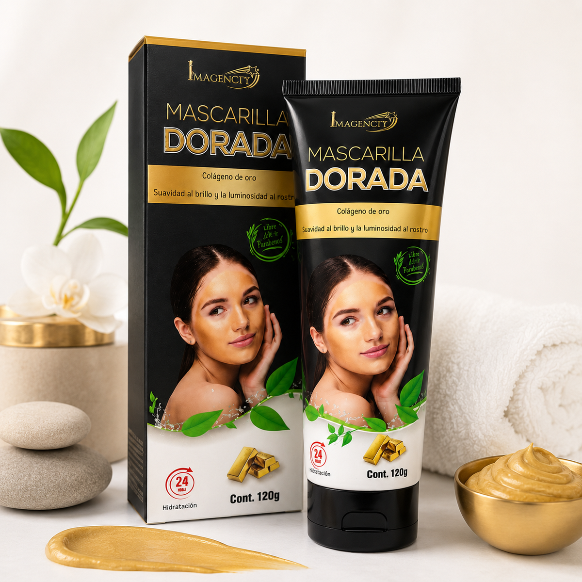 2X1 - MASCARILLA COLAGENO DORADA TUBO