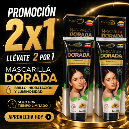 2X1 - MASCARILLA COLAGENO DORADA TUBO